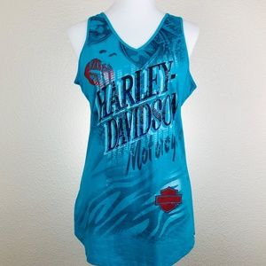 Harley Davidson Motor Cycles Sequence Tank Top